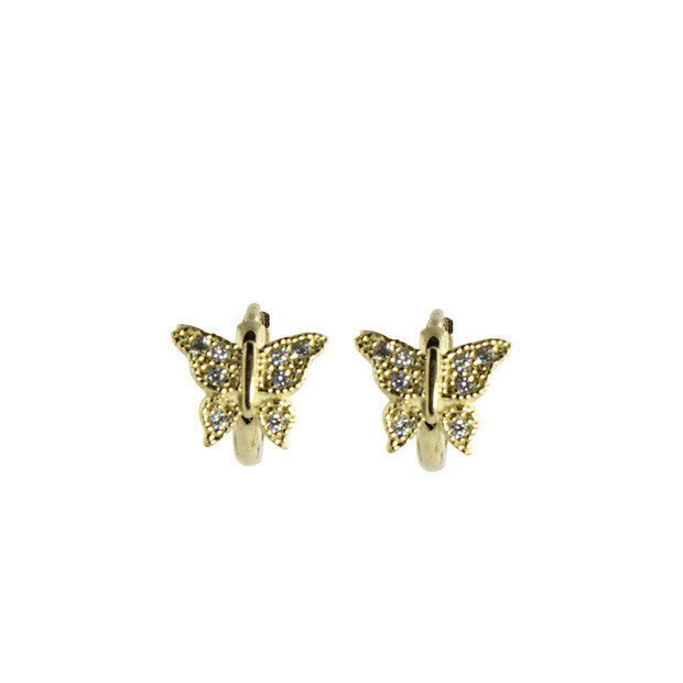 BUTTERFLY HUGGIE EARRINGS