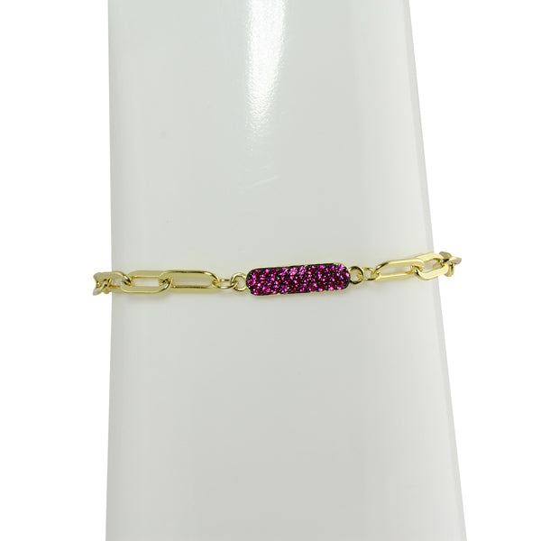 PAVÈ BAR LINK BRACELET