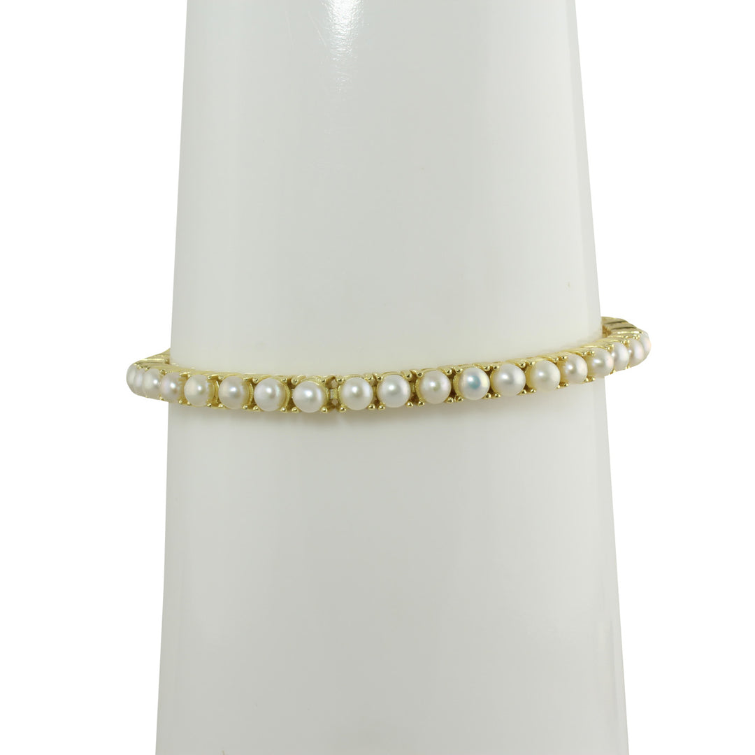 pearl tennis bracelet