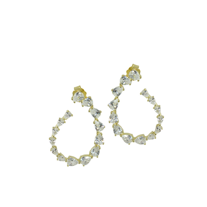 Dressy Open hoop earrings 