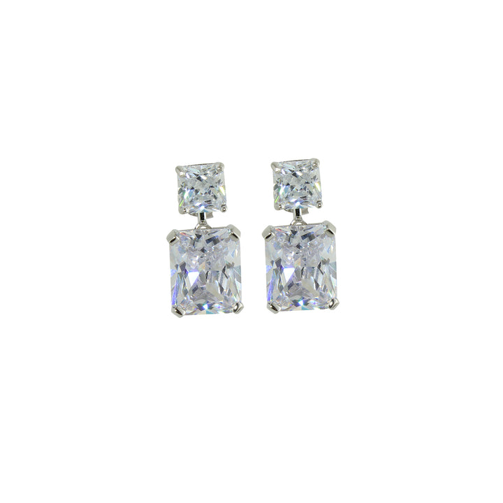 Square drop earrings