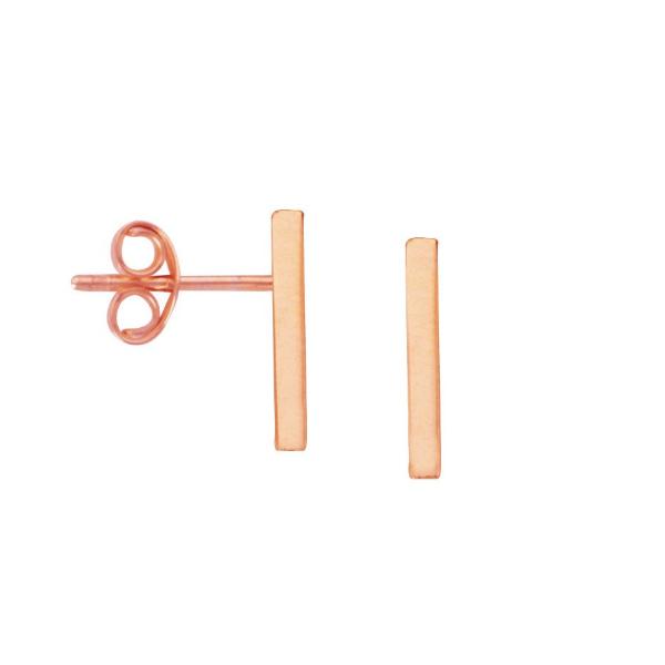 GOLD BAR STUDS - adammarcjewels