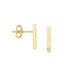 DIAMOND BAR STUDS - adammarcjewels