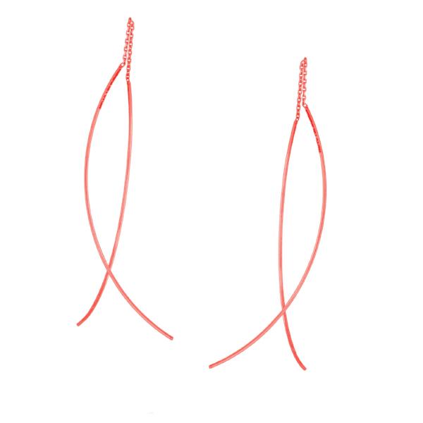 CURVED BAR THREADER 14K - adammarcjewels