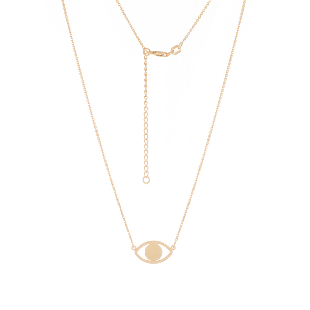 gold evil eye necklace