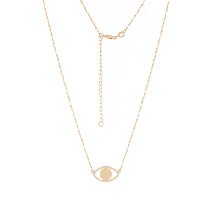 gold evil eye necklace