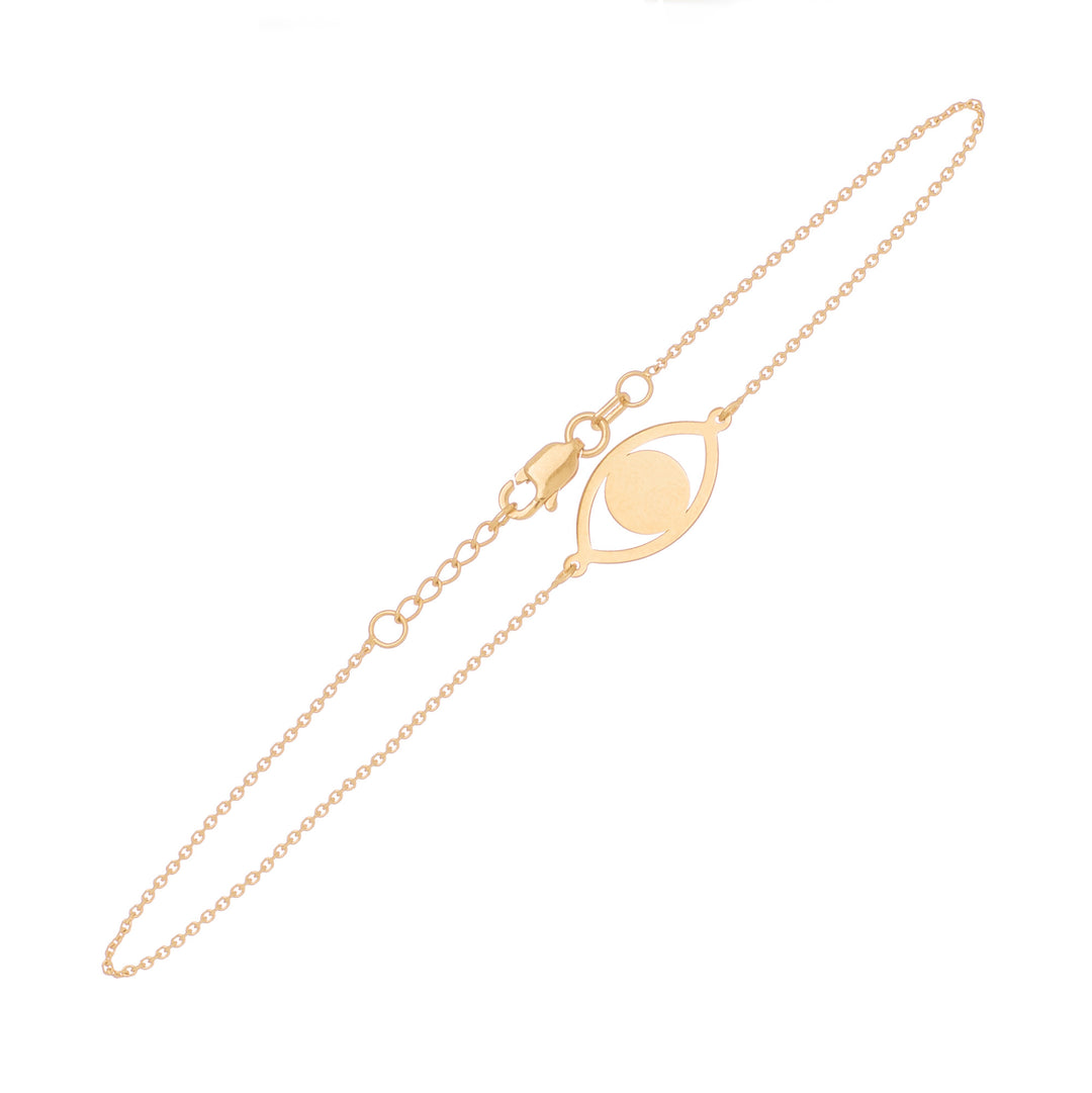gold evil eye bracelet