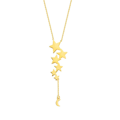 stars lariat necklace