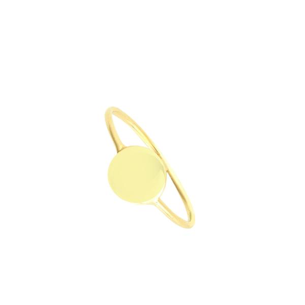 DISC RING 14K - adammarcjewels