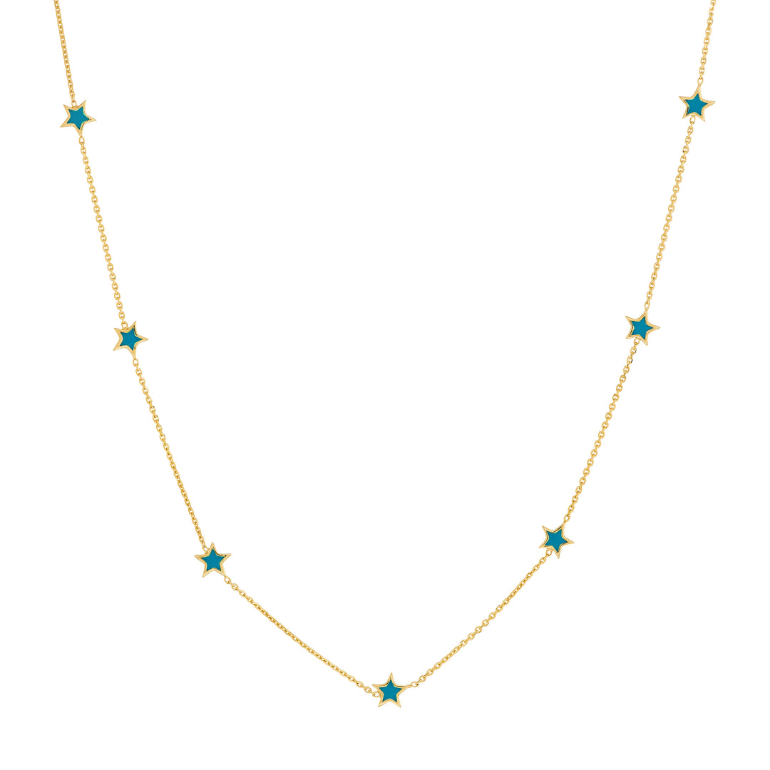 turquoise star necklace