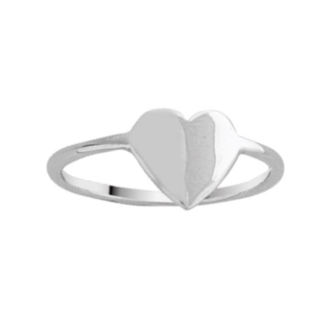 GOLD HEART RING 14k