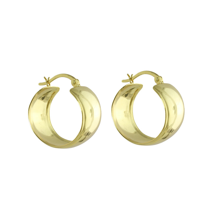 WIDE SMALL HOOPS