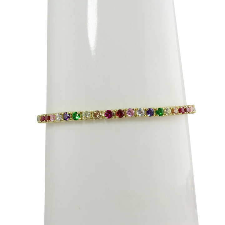MULTICOLOR TENNIS BRACELET
