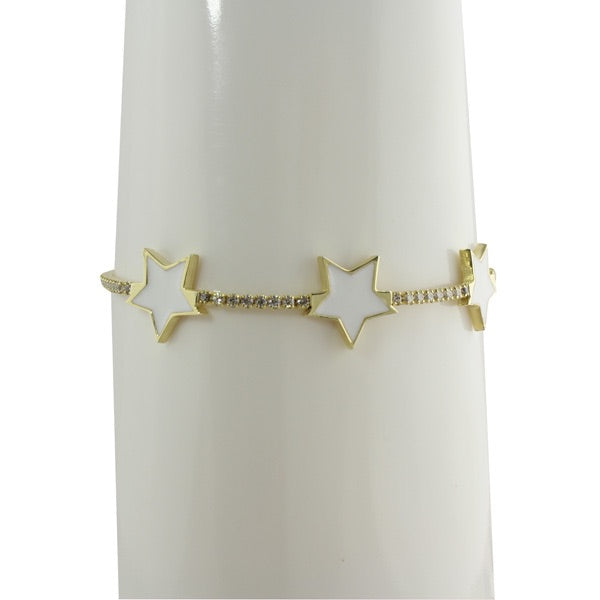 ENAMEL STAR BRACELET