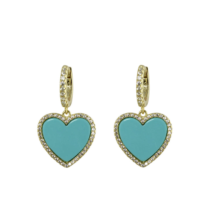 ENAMEL HEART HUGGIES