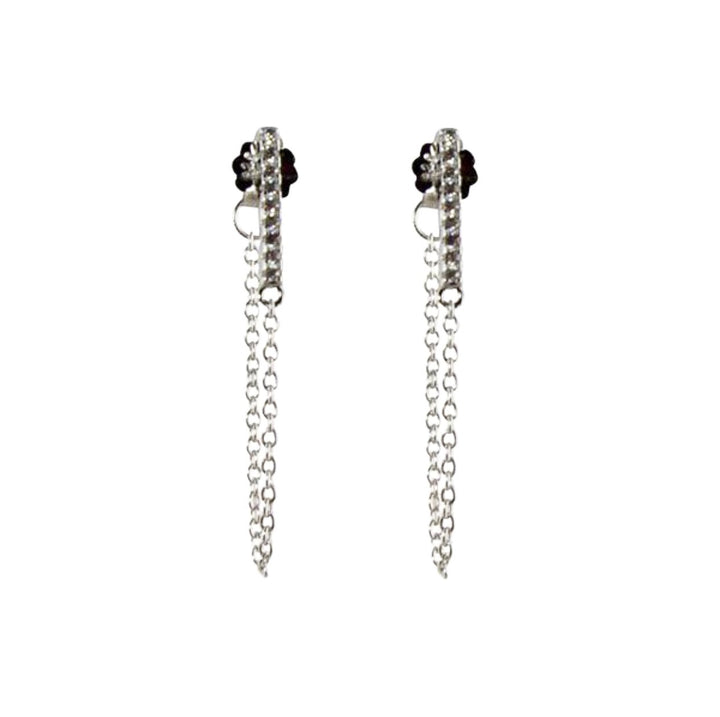 BAR &amp; CHAIN  EARRINGS