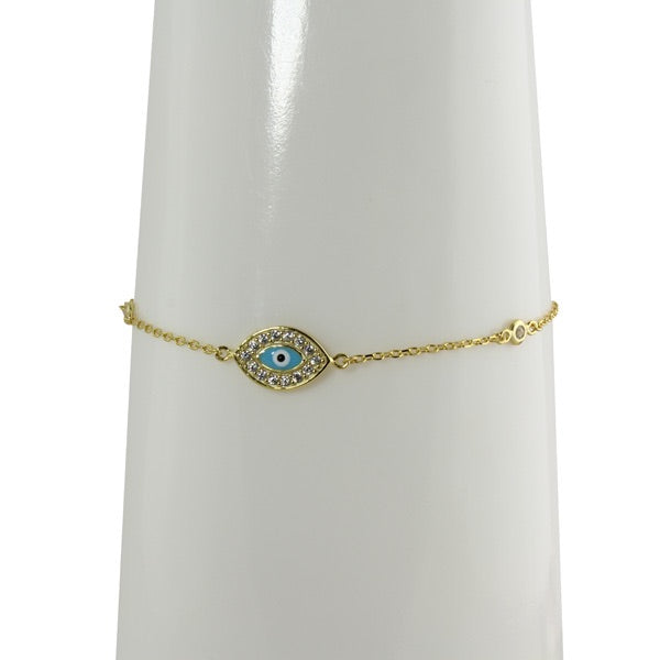 ENAMEL PAVÈ EVIL EYE DBY BRACELET