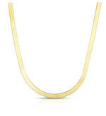 14k herringbone necklace