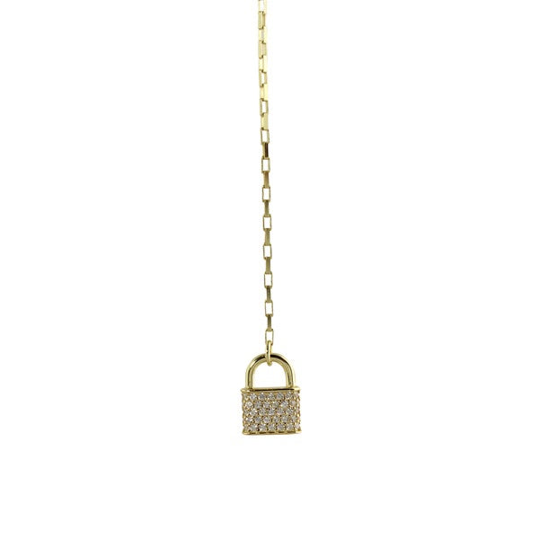 DELICATE PADLOCK LARIAT