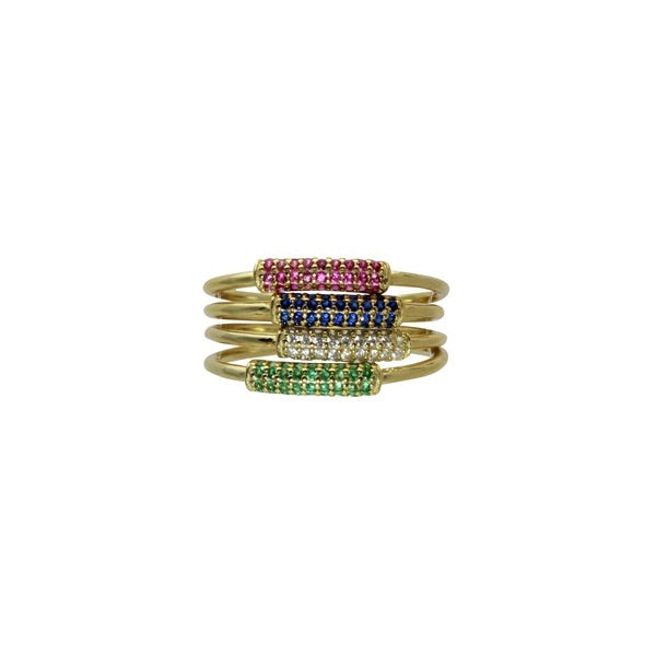 COLOR MIDDLE STACK RING