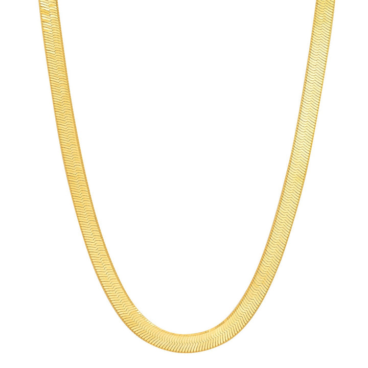 14K HERRINGBONE NECKLACE