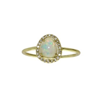 OPAL HALO RING