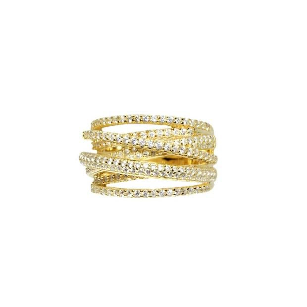 PAVÈ OVERLAP RING
