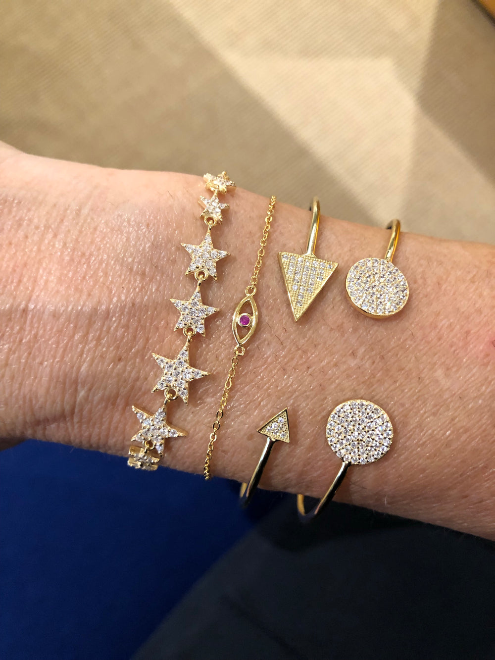 ALL STAR PAVE BRACELET - adammarcjewels