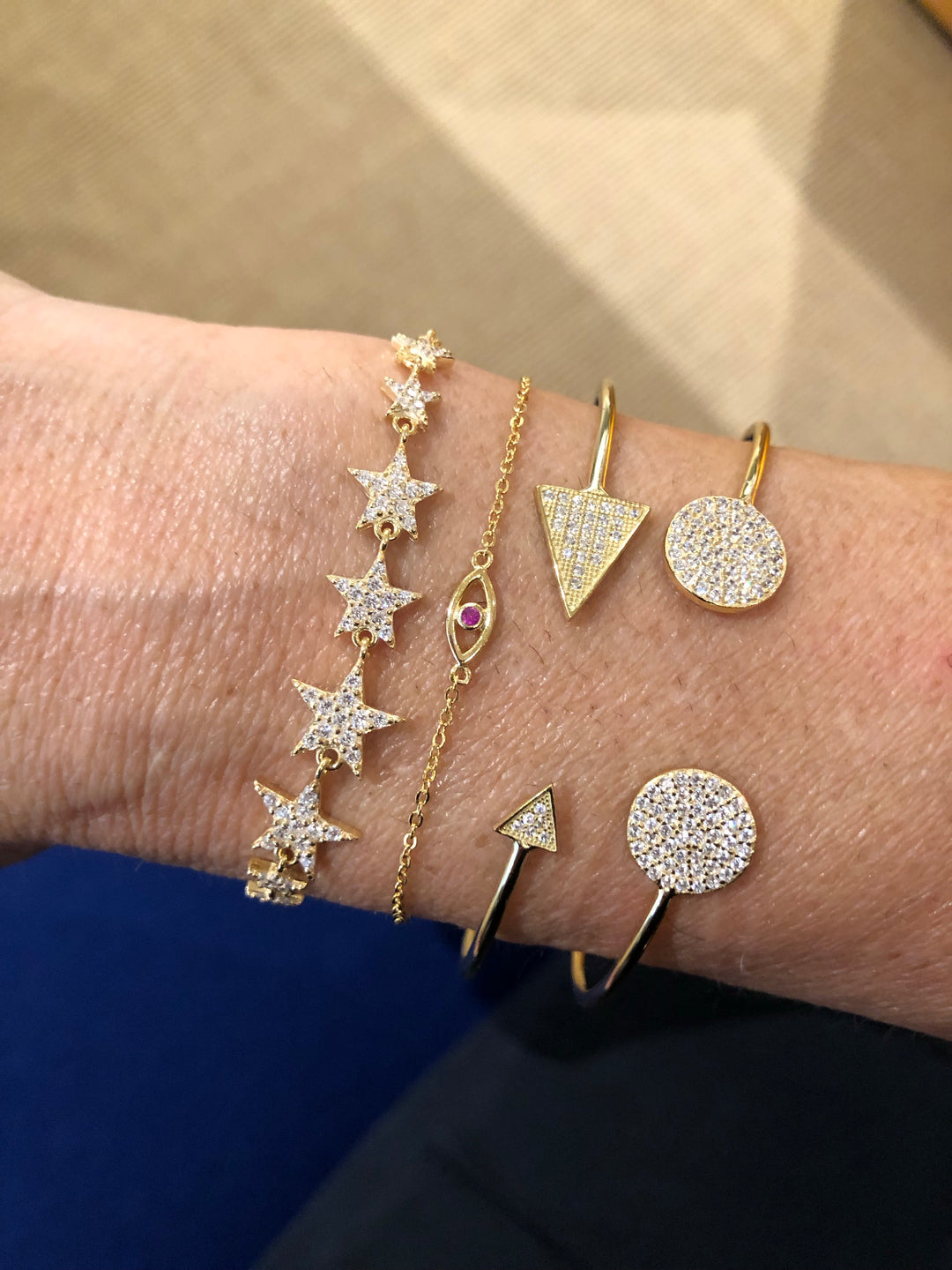 ALL STAR PAVE BRACELET - adammarcjewels