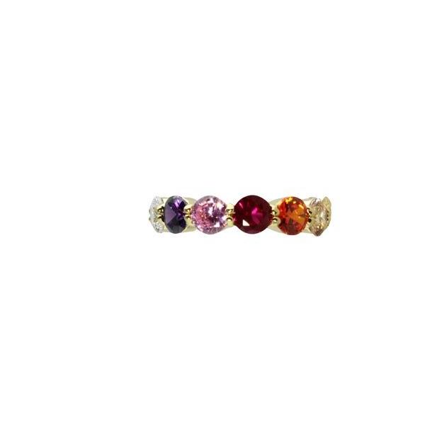 LARGE ROUND COLORED BAND - adammarcjewels