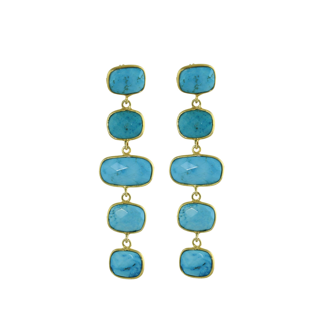 Turquoise drop earrings