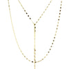 double strand lariat necklace