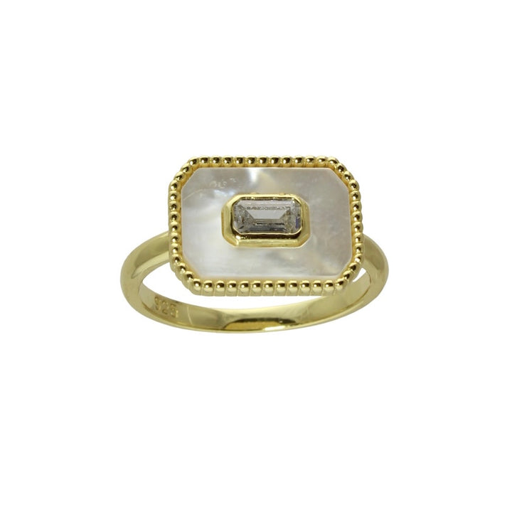 ENAMEL BLOCK RING