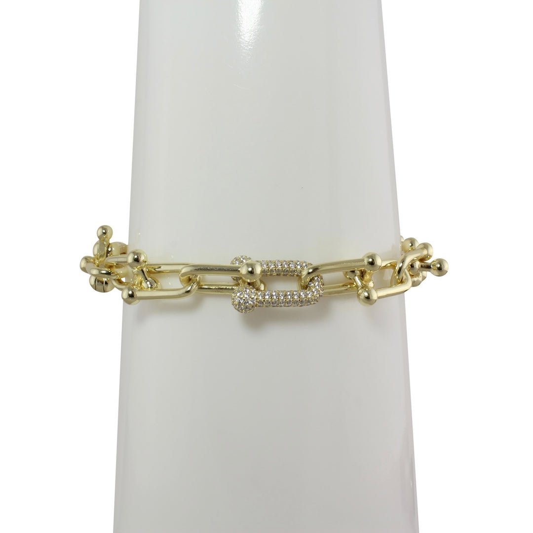 chunky hardware bracelet