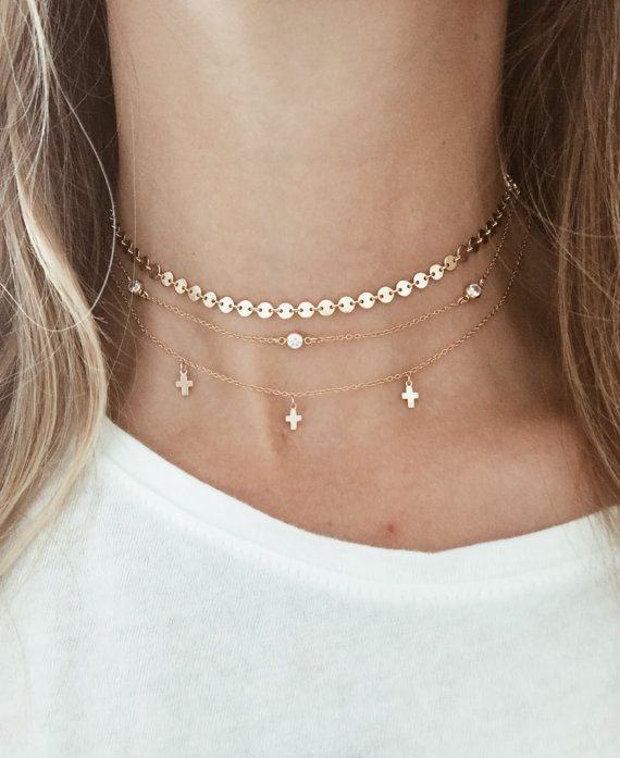 SEQUIN CHOKER