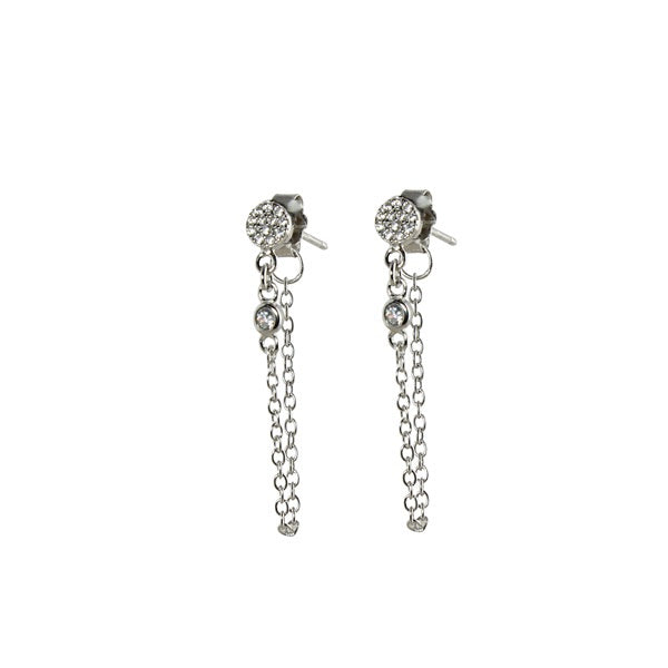 FRONT TO BACK CHAIN EARRINGS