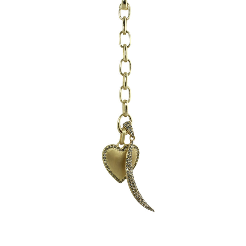 Heart lariat necklace