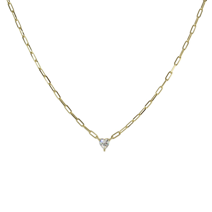 heart link necklace 