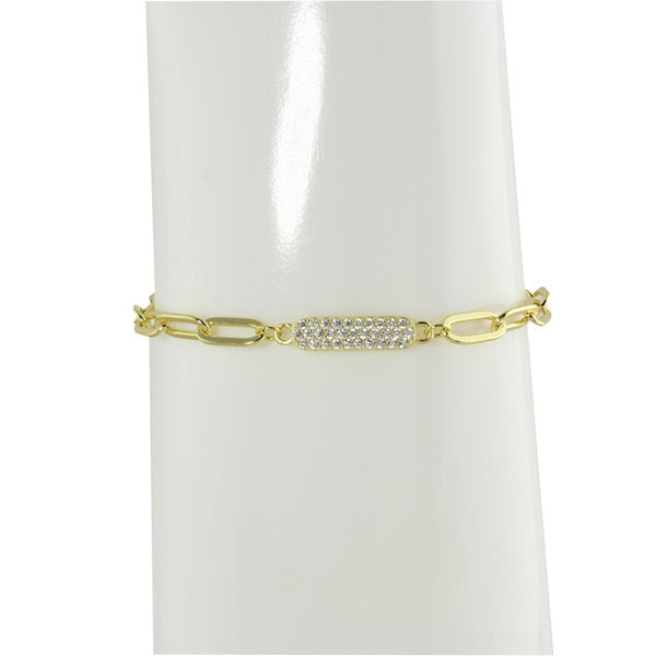PAVÈ BAR LINK BRACELET