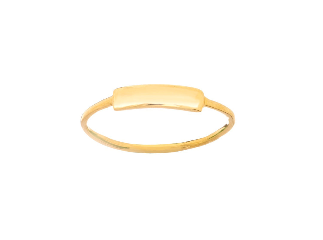 MINI ID RING 14K