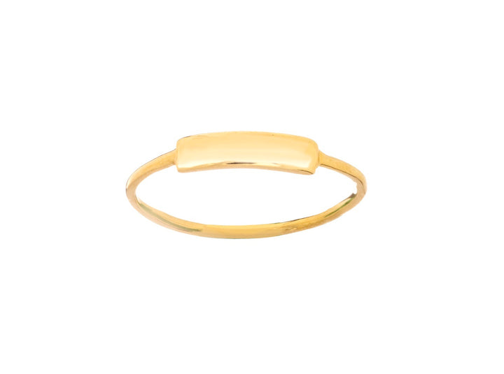 MINI ID RING 14K