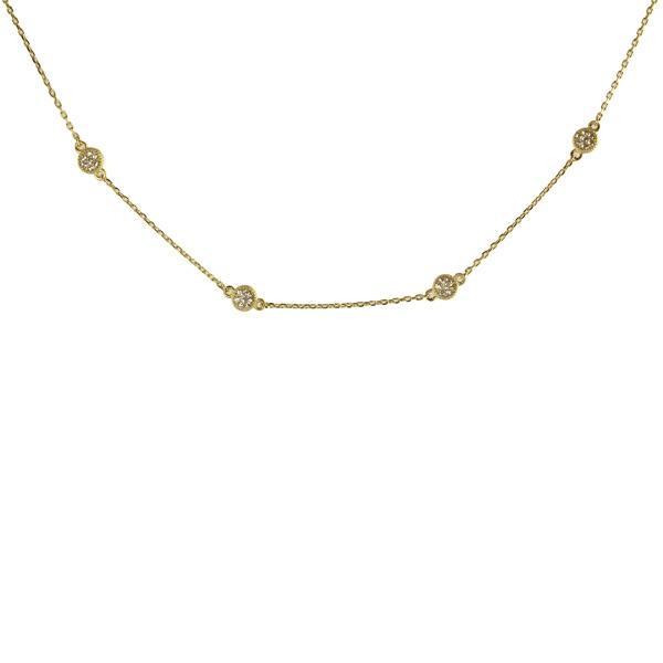 PAVE STATION NECKLACE