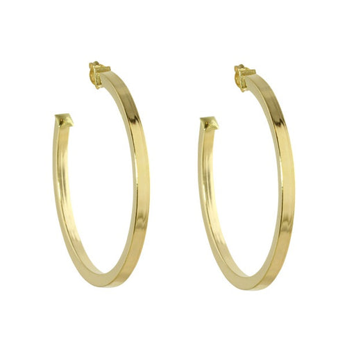 FACETED HOOPS - adammarcjewels