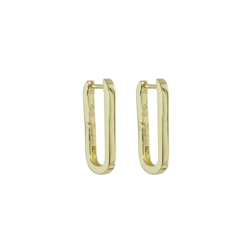 LARGE PAPERCLIP EARRING