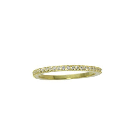 THIN PAVÈ STACKING RING