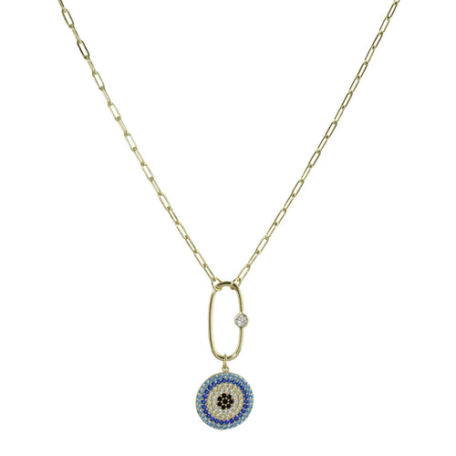 FANCY EVIL EYE NECKLACE