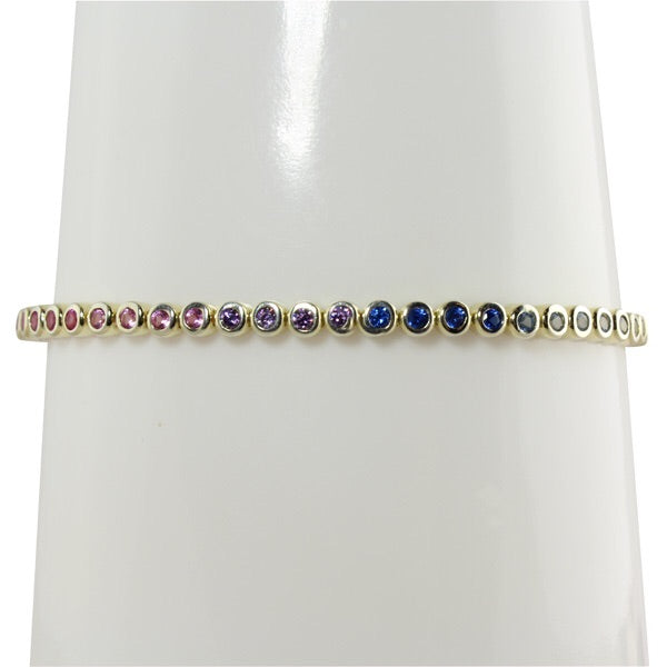 Rainbow tennis choker