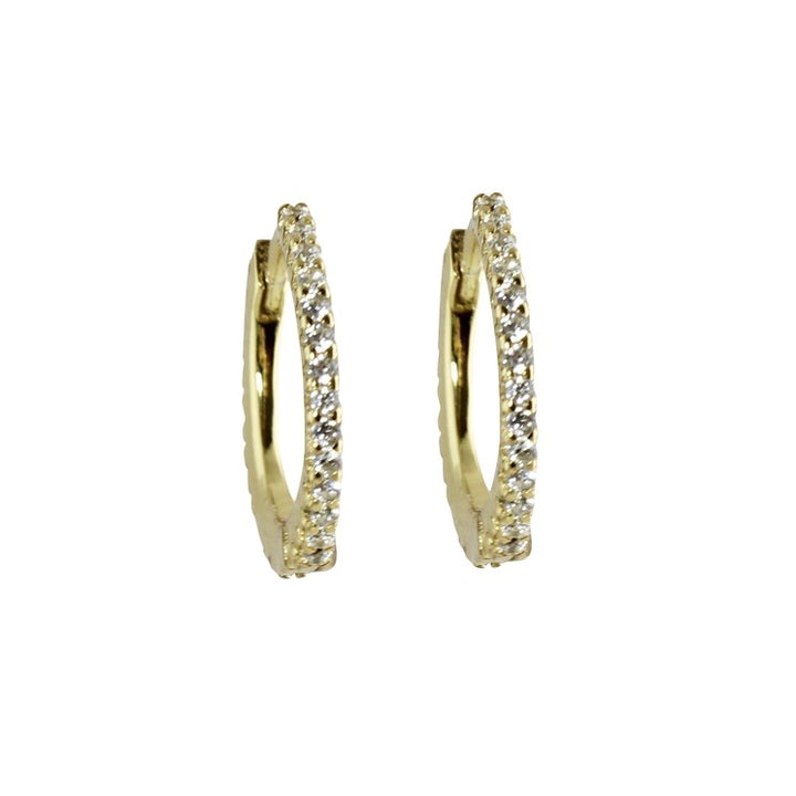 CLASSIC PAVÈ HOOP EARRINGS