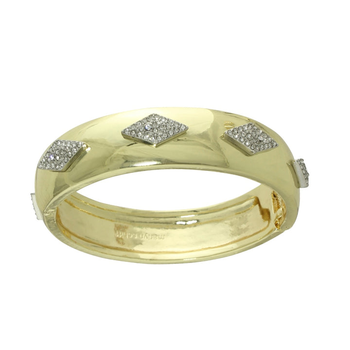 STATEMENT PAVÈ RHOMBOID BANGLE