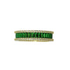 Green eternity ring 